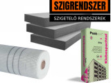  5 cm vastag EPS 80 grafitos homlokzati hőszigetelő rendszer