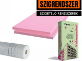  2 cm vastag XPS lábazati hőszigetelő rendszer